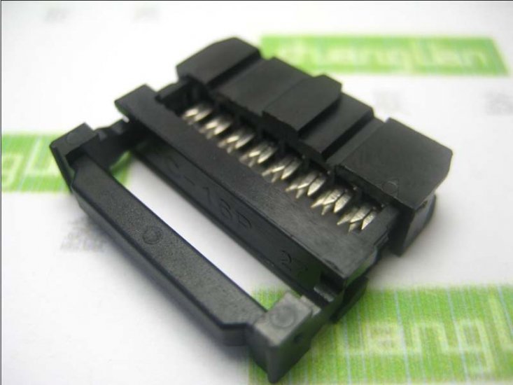 16Pin Pitch 2.54mm IDC Socket Plug FC-16P LED Display Ribbon Cable Connector - Click Image to Close