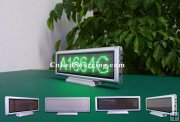 P3 Desktop Green Color Small Programmable LED Signs Indoor