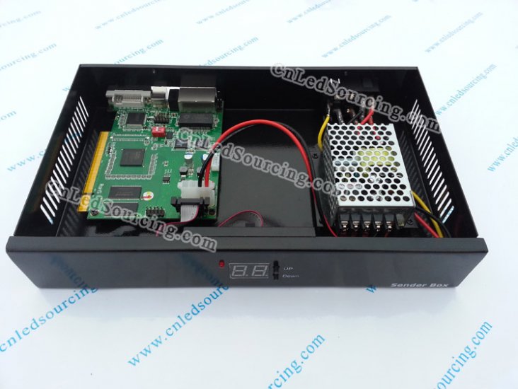 Linsn TS852 Full Color LED Sender Box with TS802 Card Inside - Click Image to Close