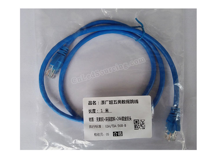 LED Display Panel RJ45 Signal Cable Connector - Click Image to Close