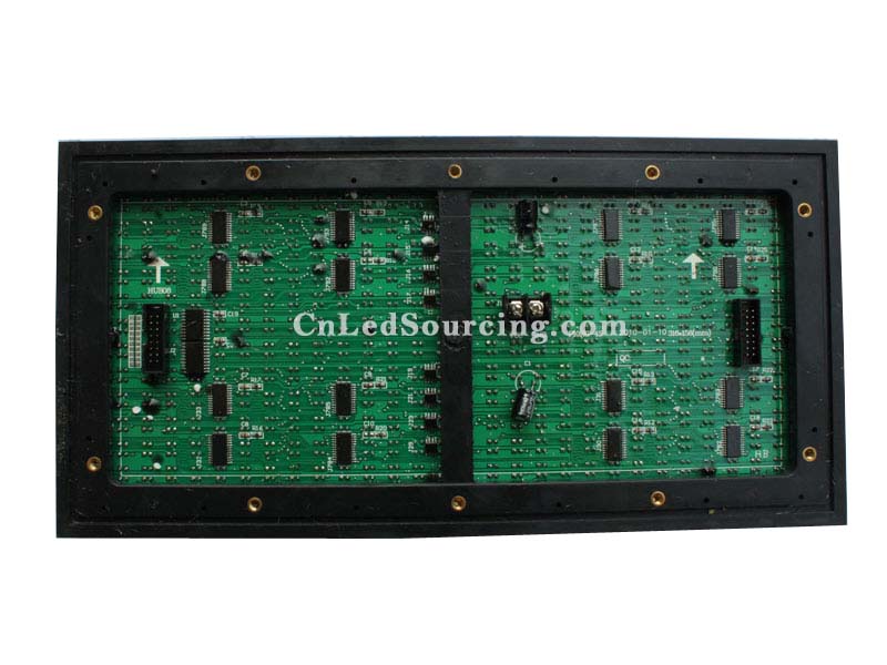P10 Outdoor Dual Color LED Module, DIP 1 Red 1 Green LED Display Unit Board - Click Image to Close