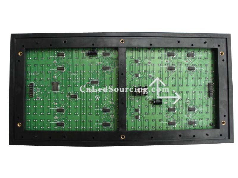 P10 Outdoor Single Red Color LED Module | Monochrome DIP LED Display Title - Click Image to Close