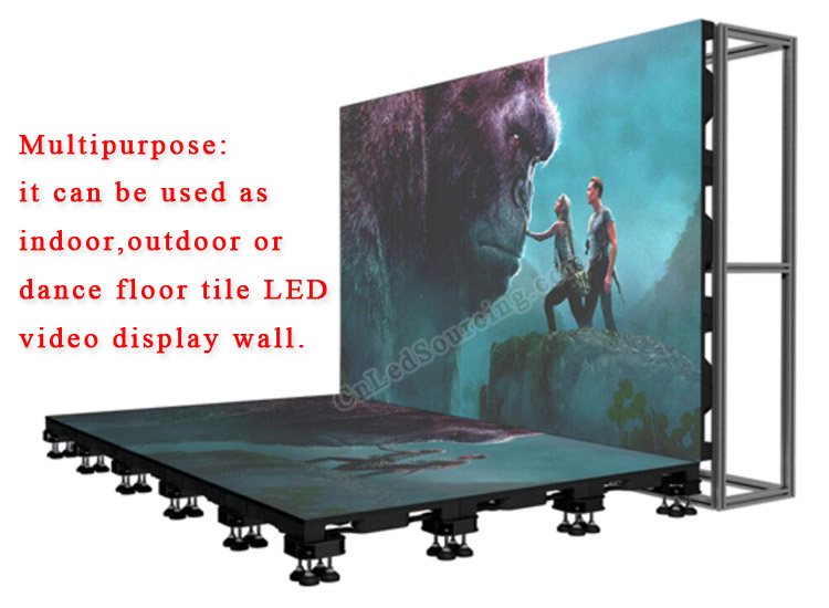 P3.91 Outdoor HD LED Dance Floor Panel - Click Image to Close