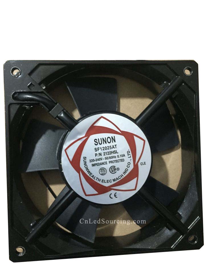 Sunon LED Screen Panel Cooling Fan 220V SF 12025AT Ventilator - Click Image to Close