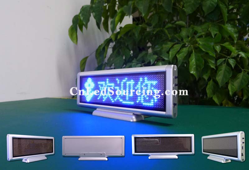 Indoor LED Signs China(Desktop P3mm Blue Color) - Click Image to Close