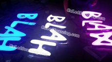 Dimmable LED Letter Sign