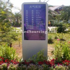 55 Inch Floor Standing Outdoor LCD Advertising Player, Digital Poster