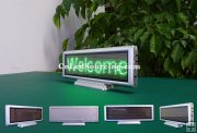 P3 Desktop Green Color Small Programmable LED Signs Indoor