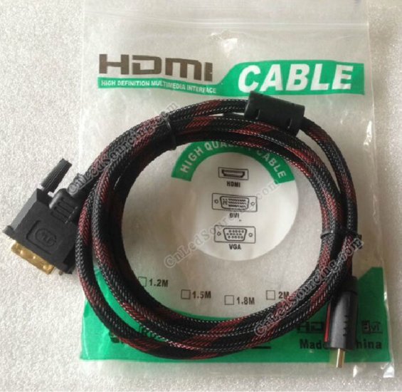 HDMI to DVI Cable for LED Sending Card - Click Image to Close