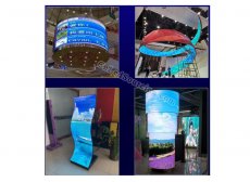 Indoor P6.67 SMD Soft Flexible LED Video Display Wall