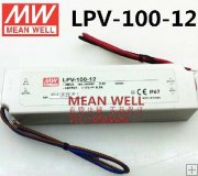 Meanwell LPV-100-12(102W 12V 8.5A) IP67 Waterproof LED Lighting Power Supply