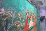 P12.5mm 6,400 Pixel Indoor LED Curtain Display, LED Mesh Screen