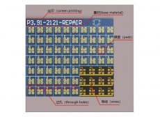 LED Screen Module Repair Paper P1.25 P1.5 P1.8 P1.9 P2 P2.5 P3 P3.91 P4.81