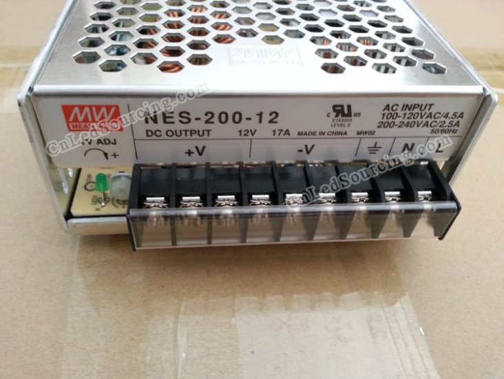 MeanWell NES-200-12 LED Channel Letter Sign Power Supply - Click Image to Close