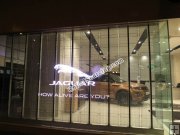 P7.5 Indoor Behind Glass Transparent LED Curtain Display Board