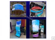 P4 Indoor Curved LED Display Panel Module 256 x 128mm