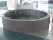 P7.62 Indoor Circular LED Screen, 360 Degree LED Display