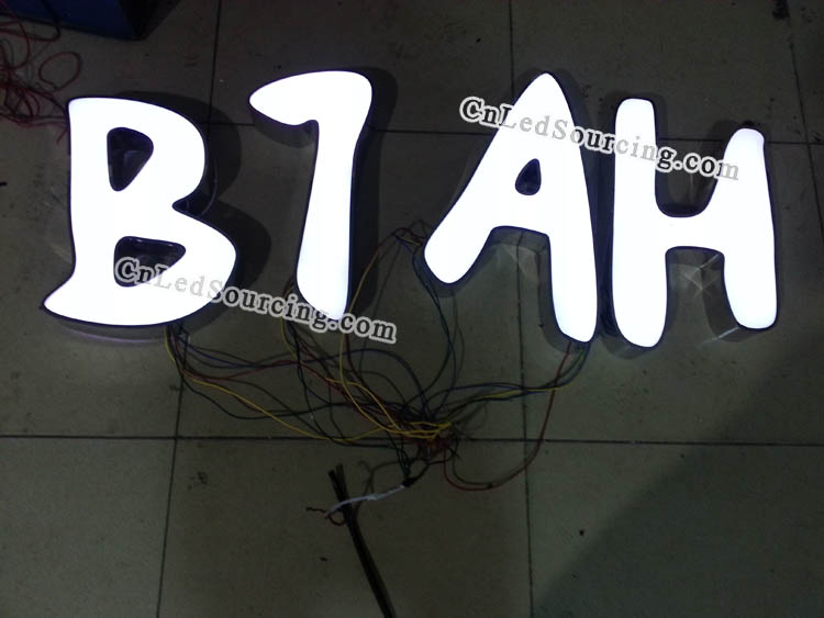 Dimmable LED Letter Sign - Click Image to Close