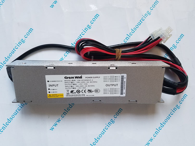 Great Wall GW-EP200WV5-2 Thin LED Cabinet Power Supply - Click Image to Close
