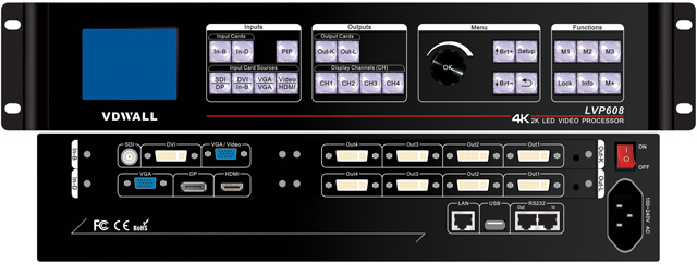 VDWall LVP608 HD LED Panel Wall Video Processor - Click Image to Close