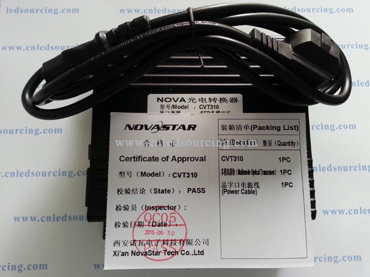 Nova Star CVT310 Multi Mode LED Fiber Optic Converter - Click Image to Close