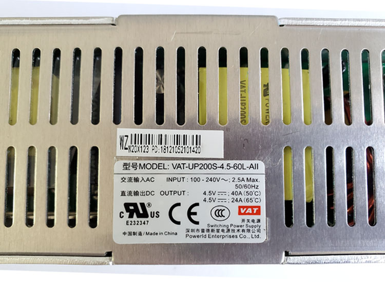 PowerLD VAT-UP200S-5-60L-All LED Power Supply - Click Image to Close