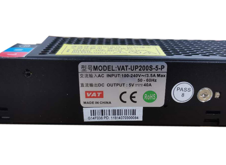 PowerLD VAT-UP200S-5 LED Display Ultra-thin Power Supply - Click Image to Close