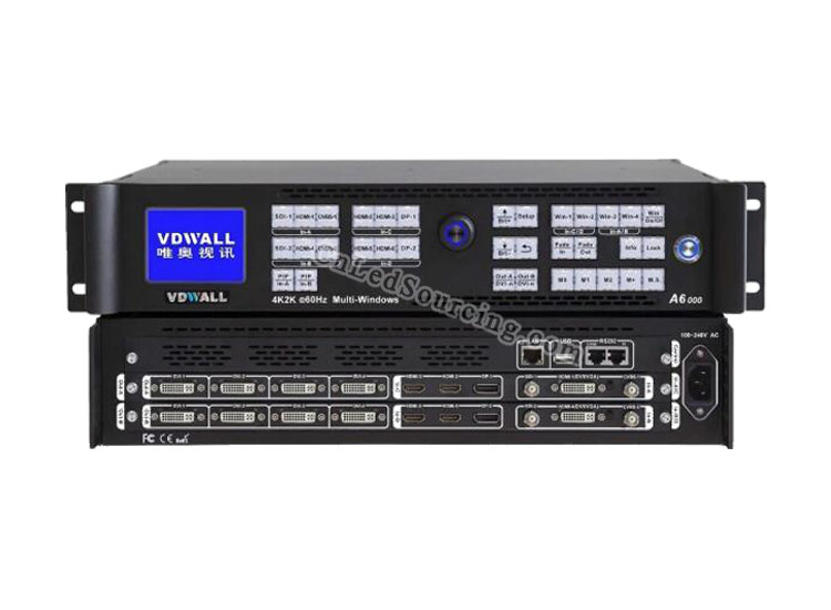VDWALL A6000 Multi-window LED Video Processor - Click Image to Close