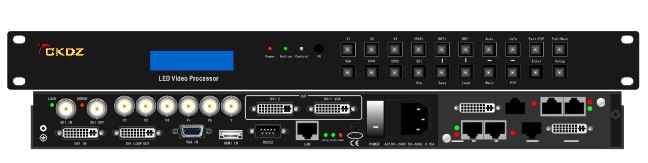 Createk CK4L3000B Dual-Windows(PIP) Led Video Processor - Click Image to Close